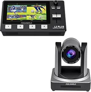 Feelworld L2 Plus Video Switcher & POE20X PTZ Camera Kit