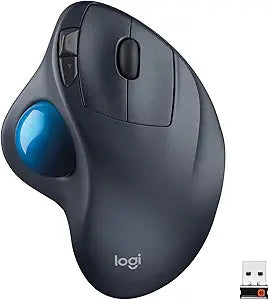 Logitech 910-001799 M570 Wireless Ergonomic Trackball Mouse