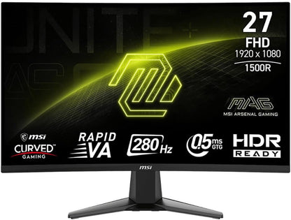 MSI MAG 276CXF 27" FHD 280Hz Curved Gaming Monitor