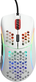 Glorious GD-WHITE Model D Gaming Mouse Lightweight Ergonomic