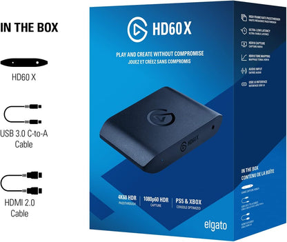 Elgato 10GBE9901 HD60 X - 4K30 Stream & Record Capture Card