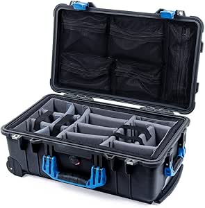 Pelican 1510 - Black & Blue Case, Dividers & Lid Organizer — main product image