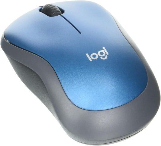 Logitech M185 Blue Wireless USB Mouse