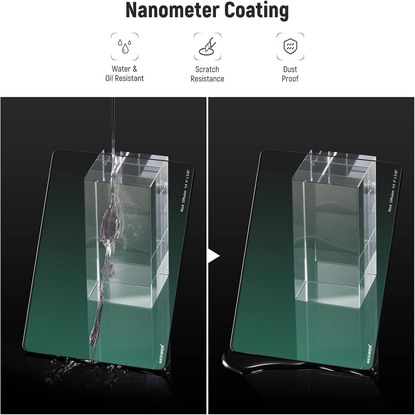 Neewer 10101857 Black Diffusion Mist Filter 4x5.65