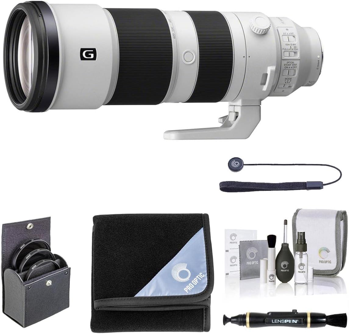 Sony 200-600mm FE f/5.6-6.3 G OSS Telephoto Lens Bundle