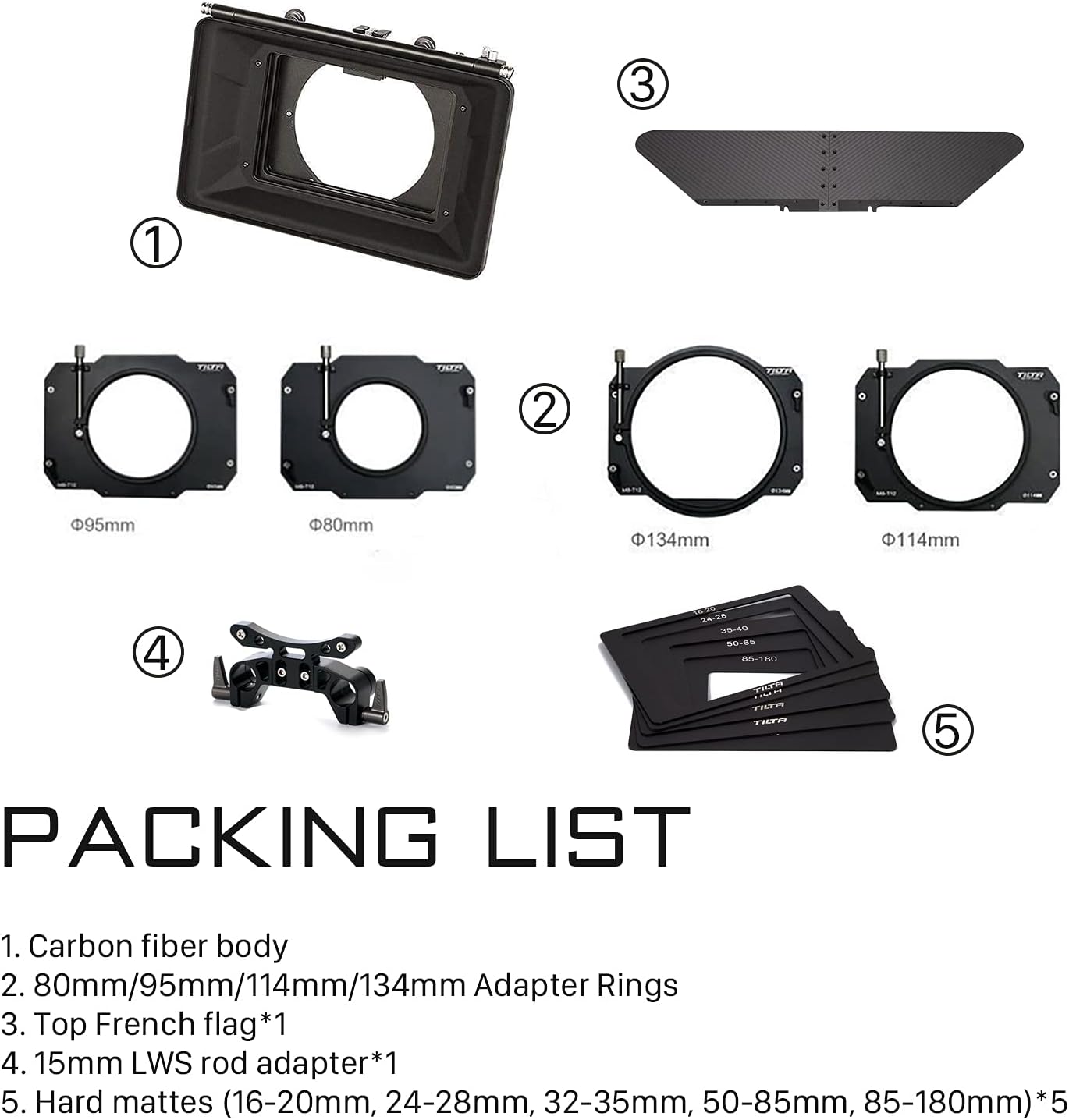 Tilta MB-T12 Studio Cinema Camera Matte Box Kit