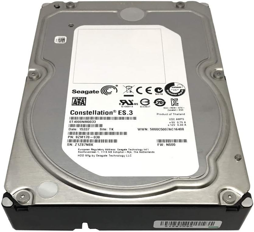 Seagate Constellation ES ST4000NM0033 4TB Enterprise HDD Renewed
