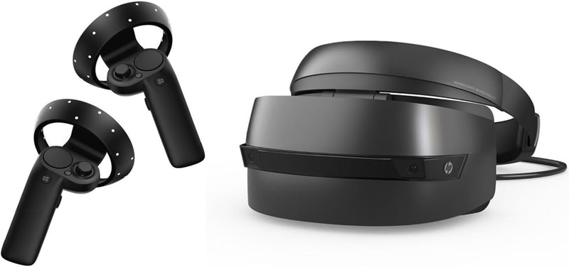 HP 2HJ34AA#ABA Mixed Reality Headset and Controllers — main product image