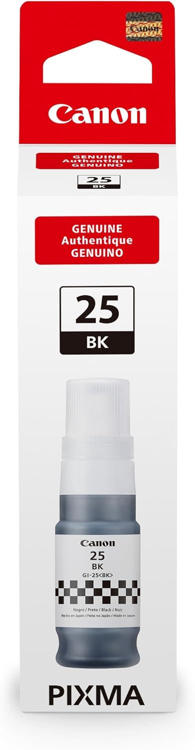 Canon 6280C001 GI-25 Black Genuine Ink Bottle