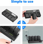 Neewer DF-F970 4-Channel NP-F Battery Charger