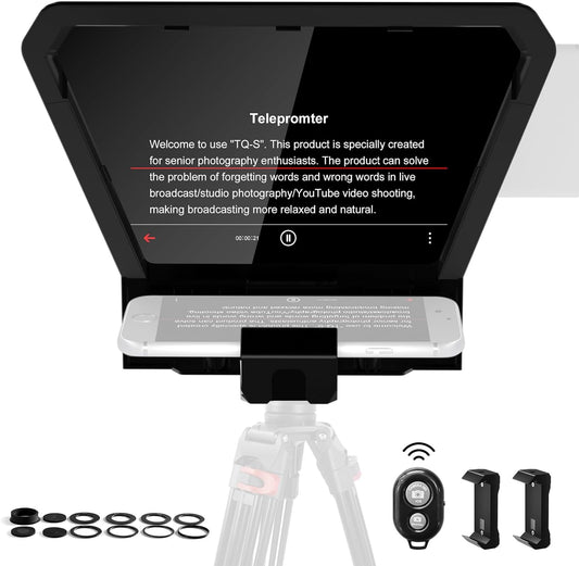 GVM Teleprompter Portable with iOS/Android APP & Remote