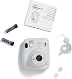 Fujifilm Mini 11 Instax Camera Film Bundle Ice White