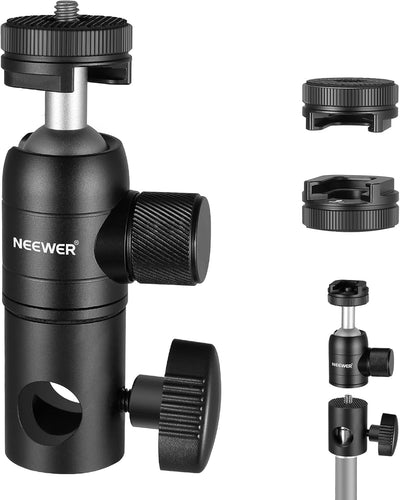Neewer 10101566 Light Stand Mount Adapter with Cold Shoe
