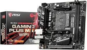 MSI B450IGPMAXWI Ryzen AM4 Mini-ITX Gaming Motherboard