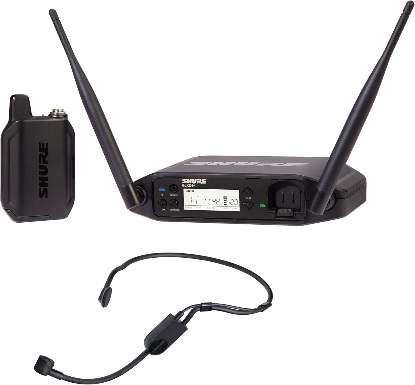 Shure GLXD14+/PGA31 Digital Wireless Headset Microphone System