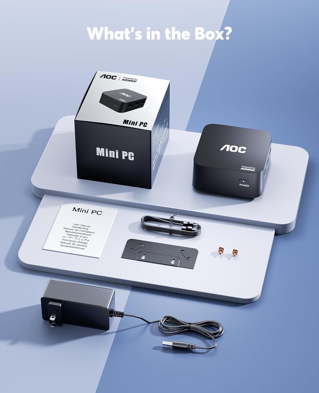 AOC Celeron T8PLUS Mini PC N97 16GB RAM 512GB SSD