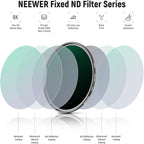Neewer 10101712 82mm ND Filter Kit ND1000 ND64 ND8 ND4