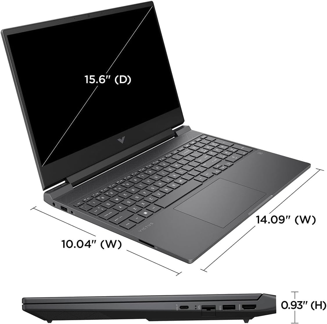 HP TPN-Q279_598U1AV Victus 15.6" Gaming Laptop Ryzen 5