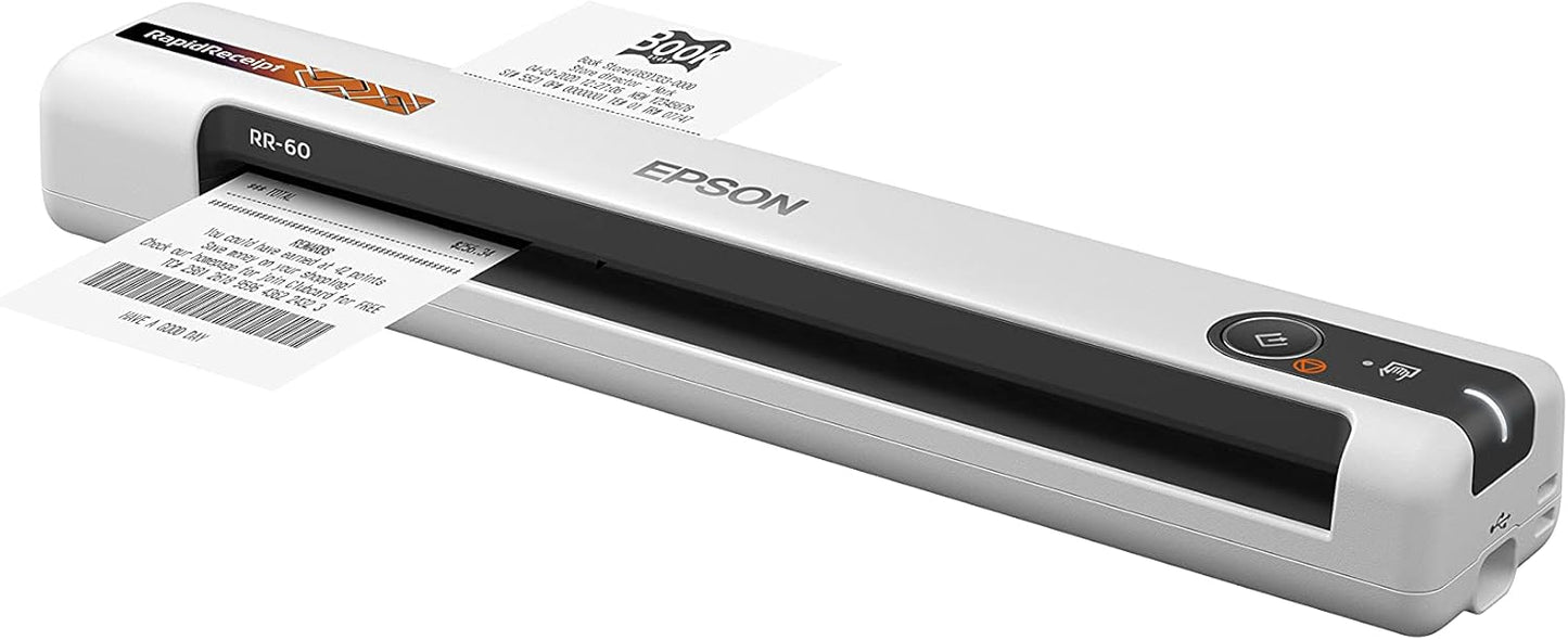 Epson B11B252204 RapidReceipt RR-60 Mobile Document Scanner