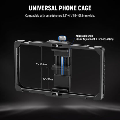 Neewer PA009E Universal Phone Cage Video Rig Stabilizer
