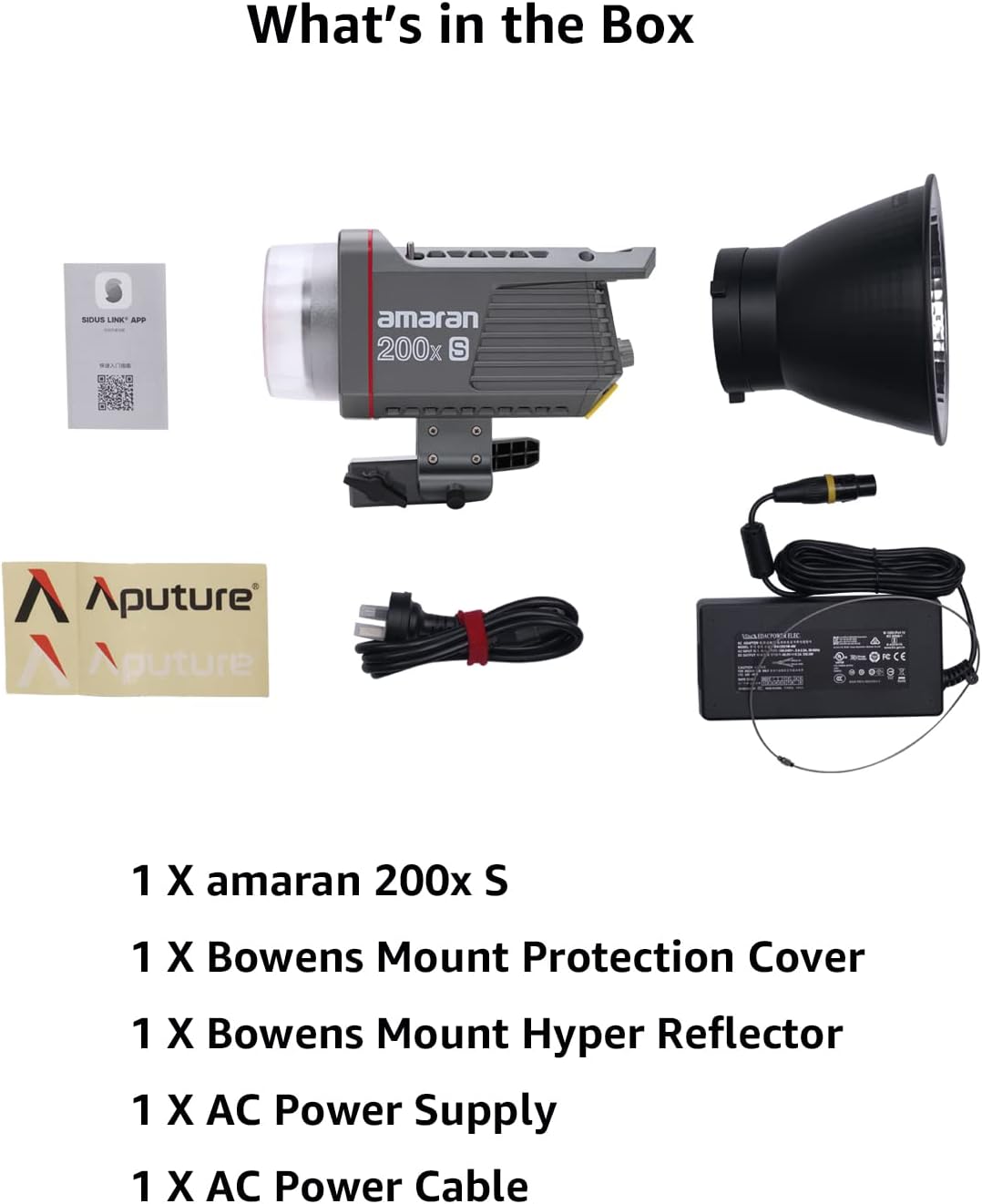 Aputure amaran 200x S Bi-Color LED Video Light - Bowens Mount