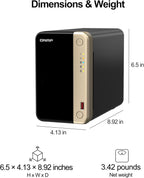 QNAP TS-264-8G-US 2-Bay NAS Celeron 2.5GbE Diskless