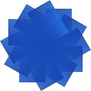 Neewer 10088990 Blue Lighting Gel Filter 12-Pack — main product image