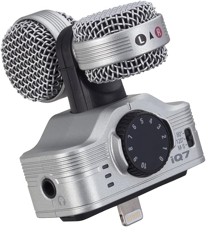 Zoom iQ7 MS Stereo Microphone for iOS Devices — main product image