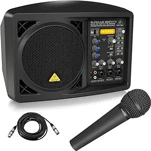 Behringer B207MP3 Kit 150W PA Monitor System Bundle