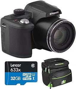 Polaroid E1VIVIX5038BLK 18MP 50x Zoom Camera Bundle