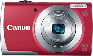 Canon 8255B001 PowerShot A2500 16MP 5X Optical Zoom Camera