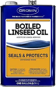 Crown 148656 Boiled Linseed Oil Wood Preservative, 1 Gallon