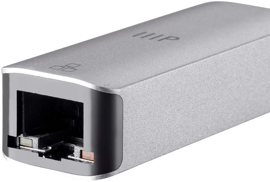 Monoprice 134185 USB-C Gigabit Ethernet Adapter 1000Mbps