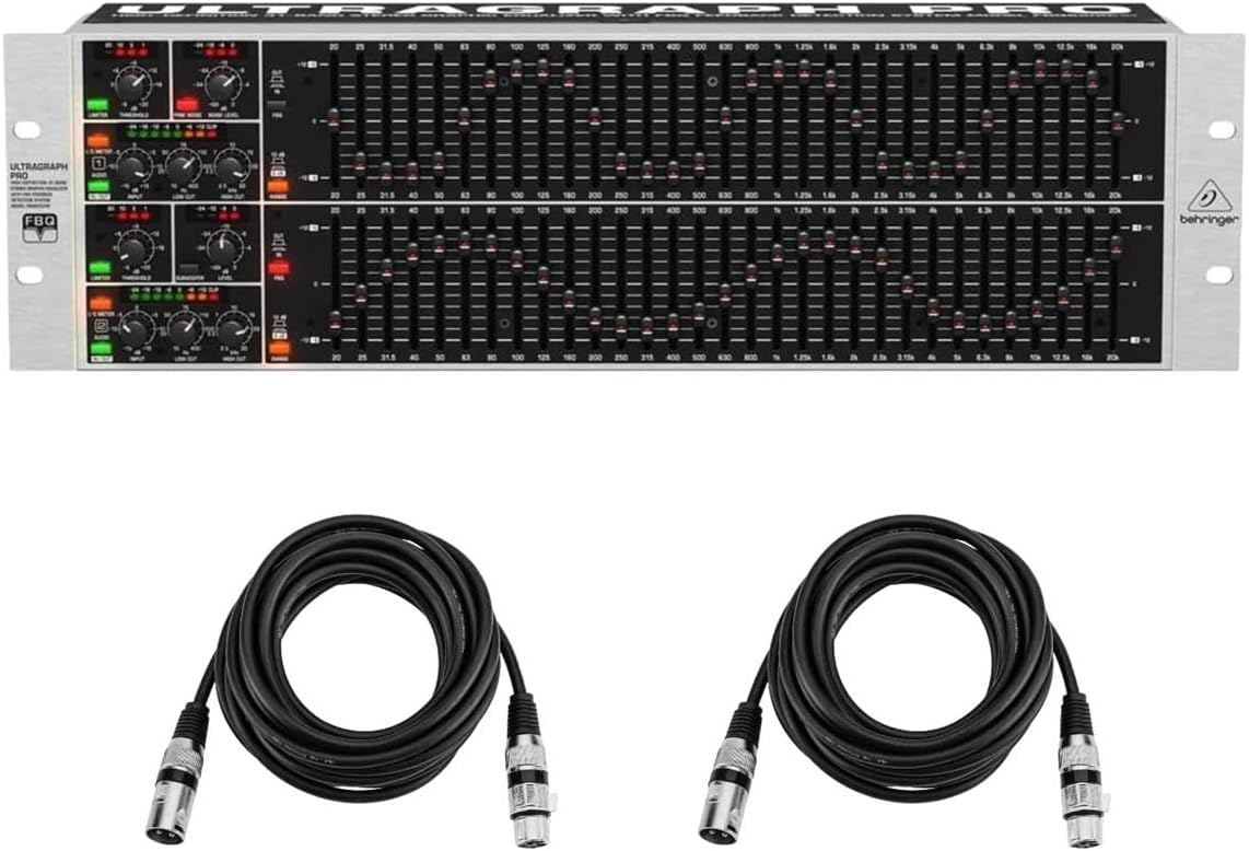 Behringer FBQ6200HD Dual 31-Band Equalizer Feedback Detection
