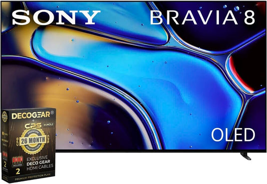 Sony E99SNK55XR80 BRAVIA 8 55" 4K OLED TV Bundle