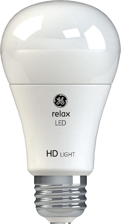GE 42977 Relax LED 60W Soft White A19 4-Pack