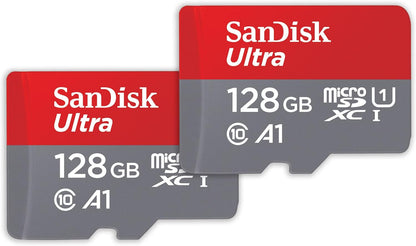 SanDisk SDSQUAB-128G Ultra 128GB 2-Pack MicroSD Card