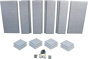 Primacoustic Z900 0120 08 London 12 Room Kit Gray Acoustic Panels