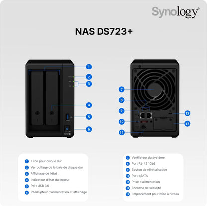 Synology DS723+ 2-Bay NAS DiskStation