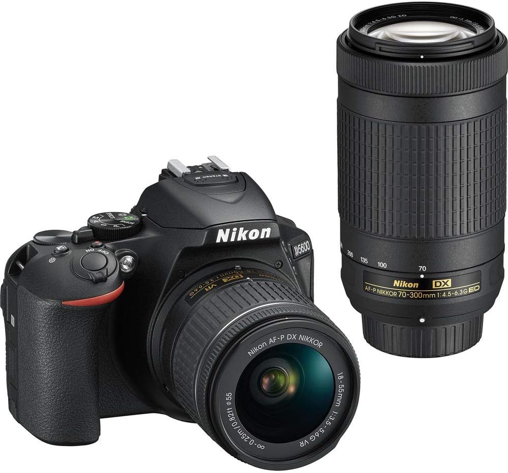 Nikon 1580 D5600 DSLR 18-55mm 70-300mm Lens Kit