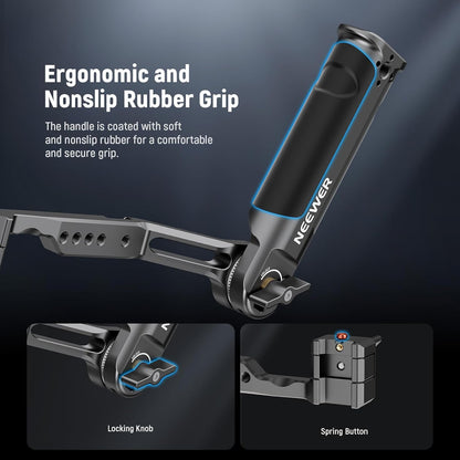 Neewer 10104118 Gimbal Sling: DJI Ronin Handle Grip with NATO Rail