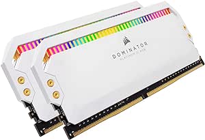 Corsair CMT32GX4M2K4000C19W Dominator Platinum RGB 32GB DDR4 4000MHz White — main product image