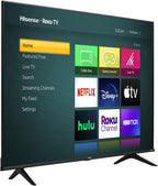 Hisense 43R6G 43-Inch 4K Roku Smart TV (Renewed)