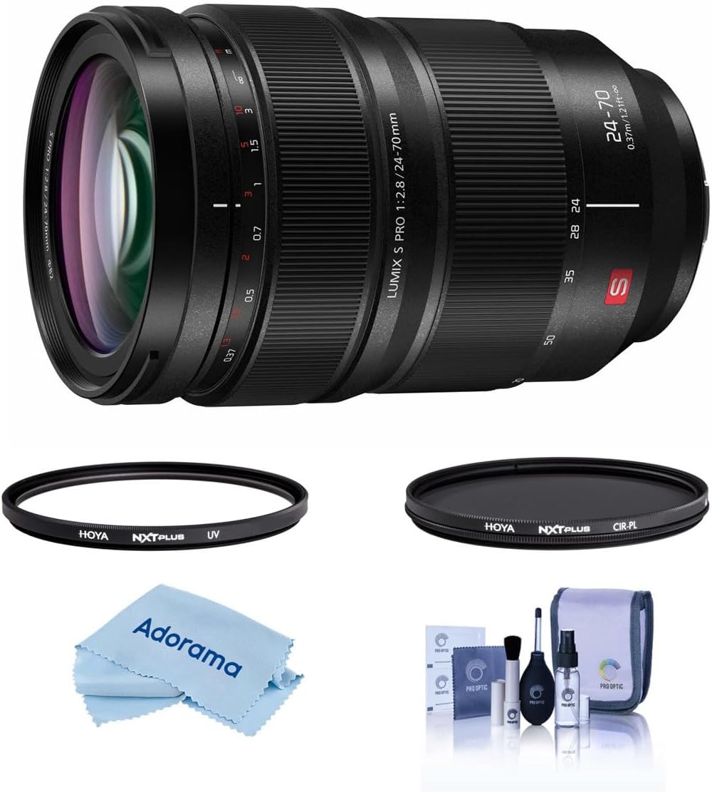 Panasonic Lumix S PRO 24-70mm f/2.8 L Mount Lens Bundle