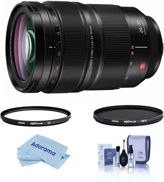 Panasonic Lumix S PRO 24-70mm f/2.8 L Mount Lens Bundle