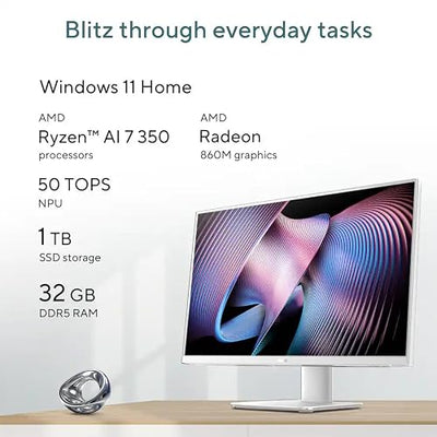 ASUS VM670 27-Inch Touchscreen Copilot+ All-in-One Desktop