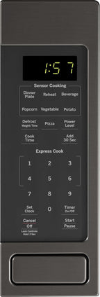 GE JES1657BMTS 1.6 Cu. Ft. Countertop Microwave, Black Stainless