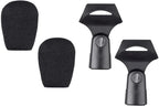 Monoprice 600007 Stage Right Drum Mic Kit: 7-Piece, XLR, Case Included
