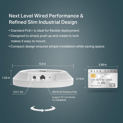 TP-Link EAP650 AX3000 WiFi 6 Wireless Access Point