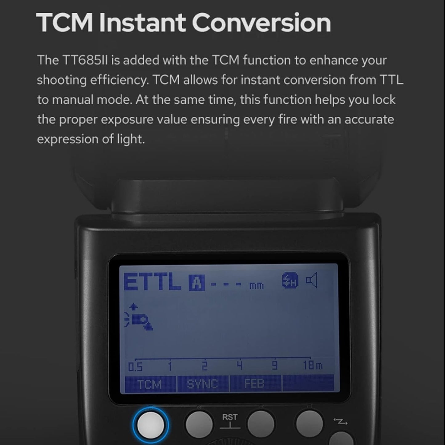 Godox TT685II-F TTL Speedlight Camera Flash for Fuji